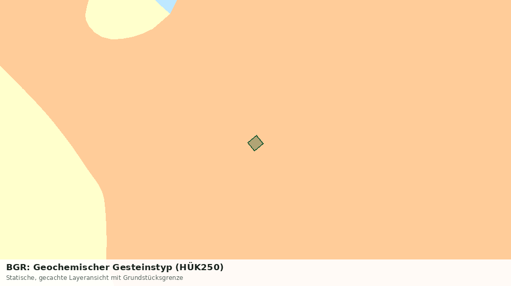 Statische Kartenansicht: BGR: Geochemischer Gesteinstyp (HÜK250)