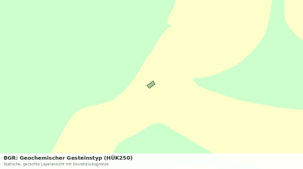 Statische Kartenansicht: BGR: Geochemischer Gesteinstyp (HÜK250)