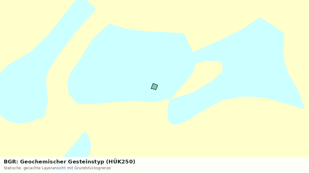 Statische Kartenansicht: BGR: Geochemischer Gesteinstyp (HÜK250)