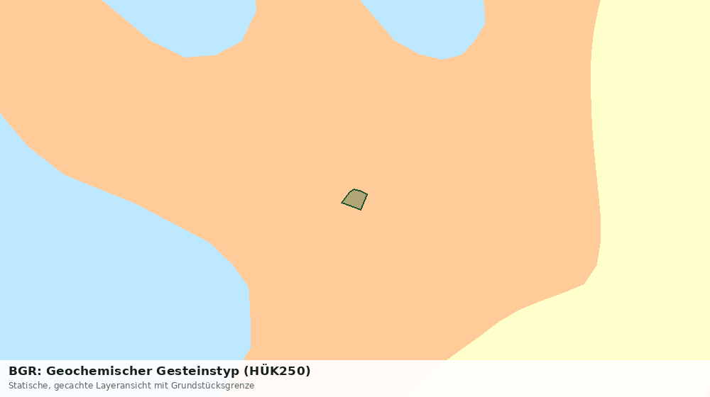 Statische Kartenansicht: BGR: Geochemischer Gesteinstyp (HÜK250)