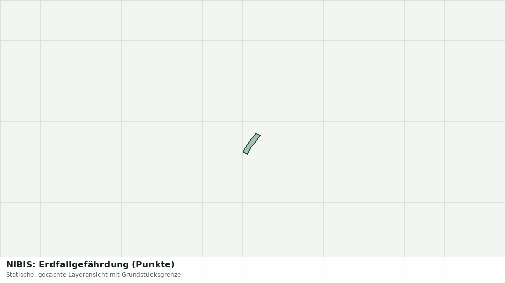 Statische Kartenansicht: NIBIS: Erdfallgefährdung (Punkte)