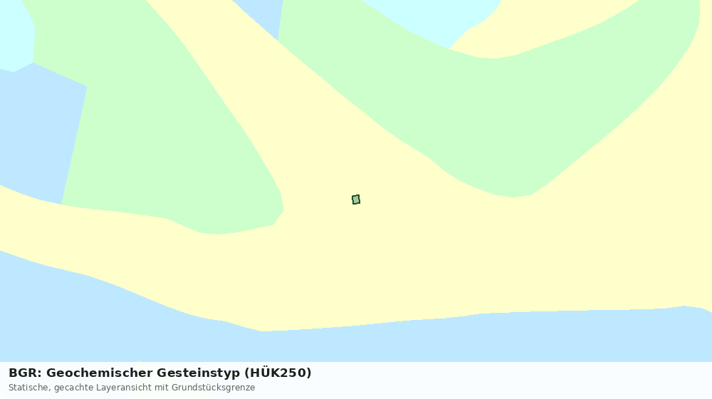Statische Kartenansicht: BGR: Geochemischer Gesteinstyp (HÜK250)