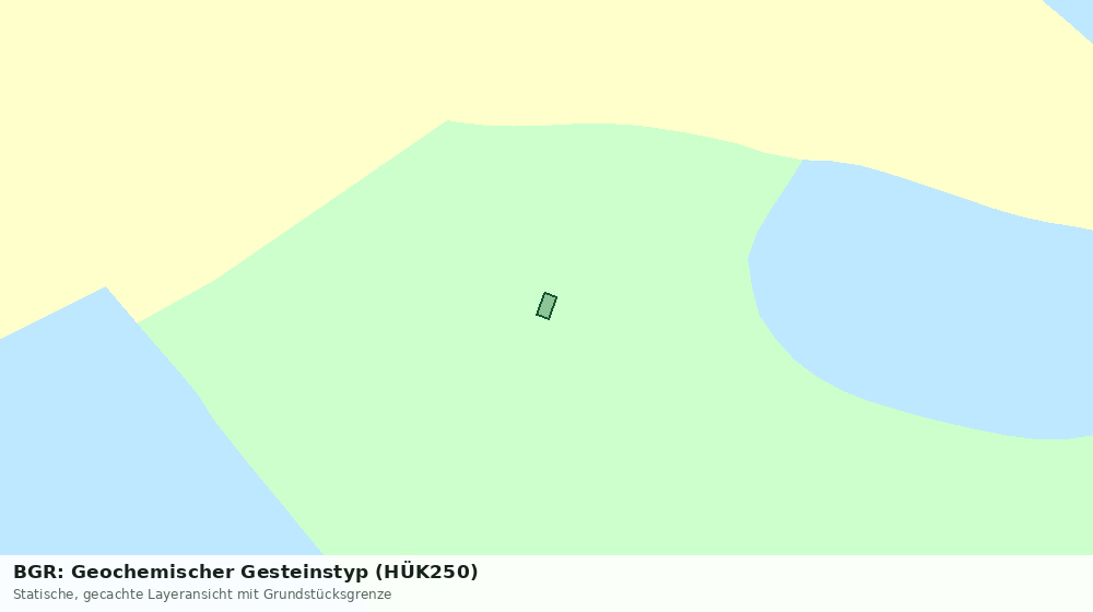 Statische Kartenansicht: BGR: Geochemischer Gesteinstyp (HÜK250)