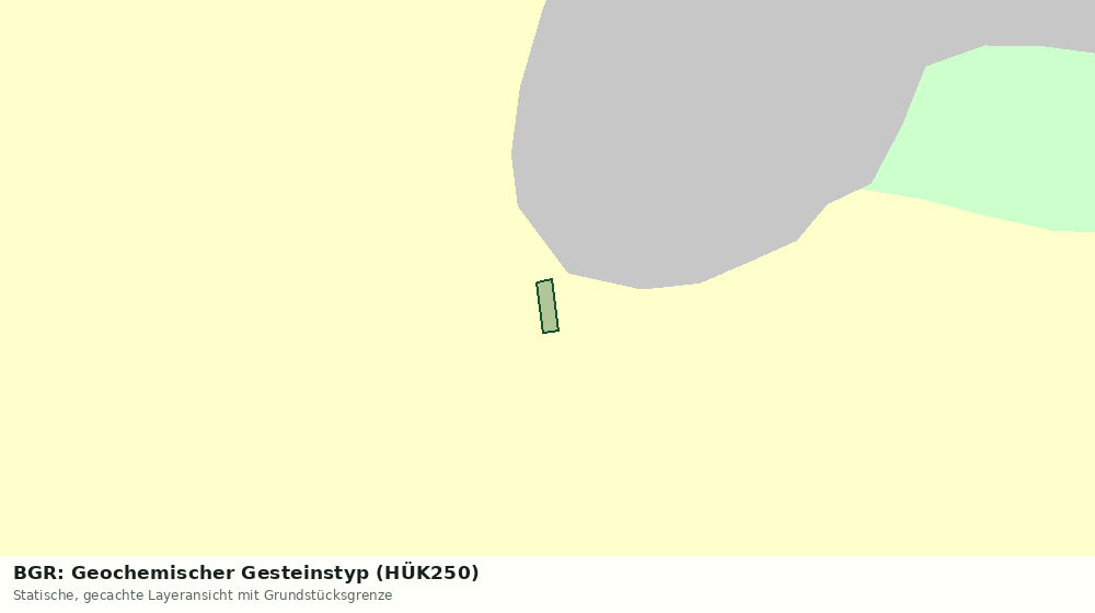 Statische Kartenansicht: BGR: Geochemischer Gesteinstyp (HÜK250)