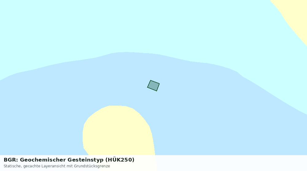 Statische Kartenansicht: BGR: Geochemischer Gesteinstyp (HÜK250)