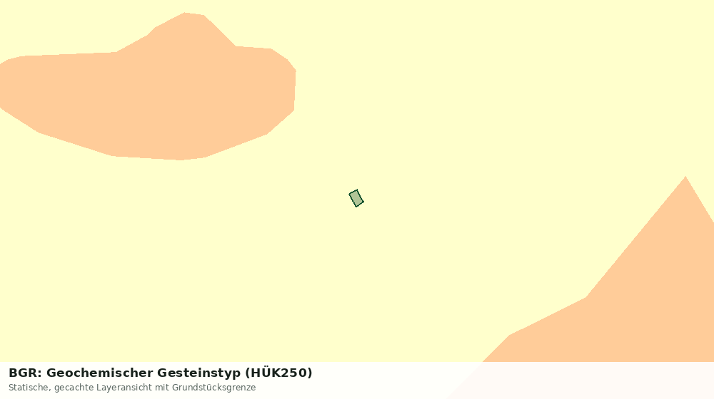 Statische Kartenansicht: BGR: Geochemischer Gesteinstyp (HÜK250)