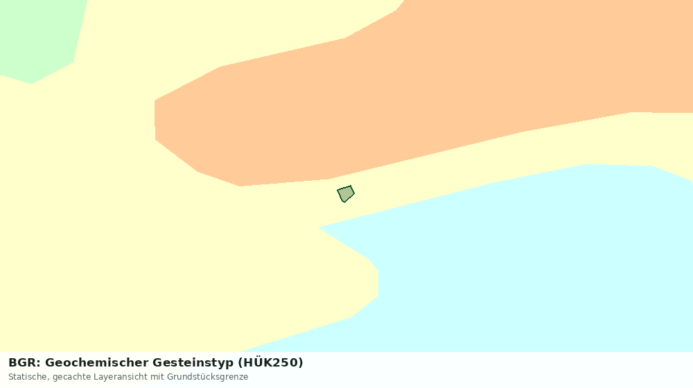 Statische Kartenansicht: BGR: Geochemischer Gesteinstyp (HÜK250)