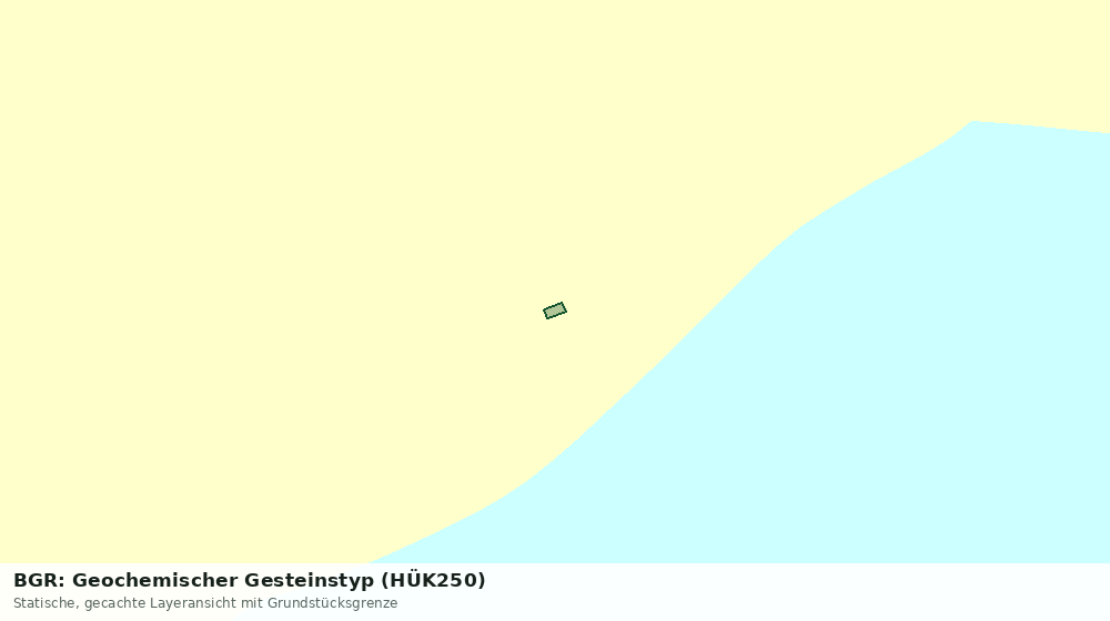 Statische Kartenansicht: BGR: Geochemischer Gesteinstyp (HÜK250)