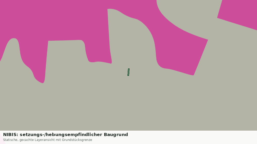 Statische Kartenansicht: NIBIS: setzungs-/hebungsempfindlicher Baugrund