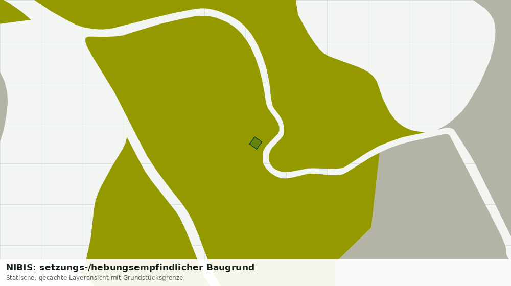 Statische Kartenansicht: NIBIS: setzungs-/hebungsempfindlicher Baugrund