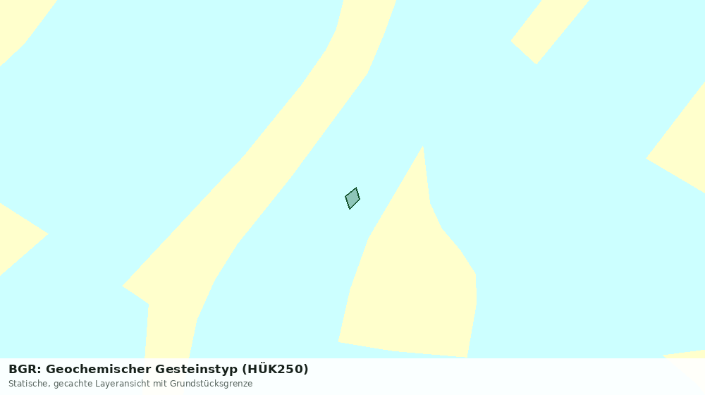 Statische Kartenansicht: BGR: Geochemischer Gesteinstyp (HÜK250)