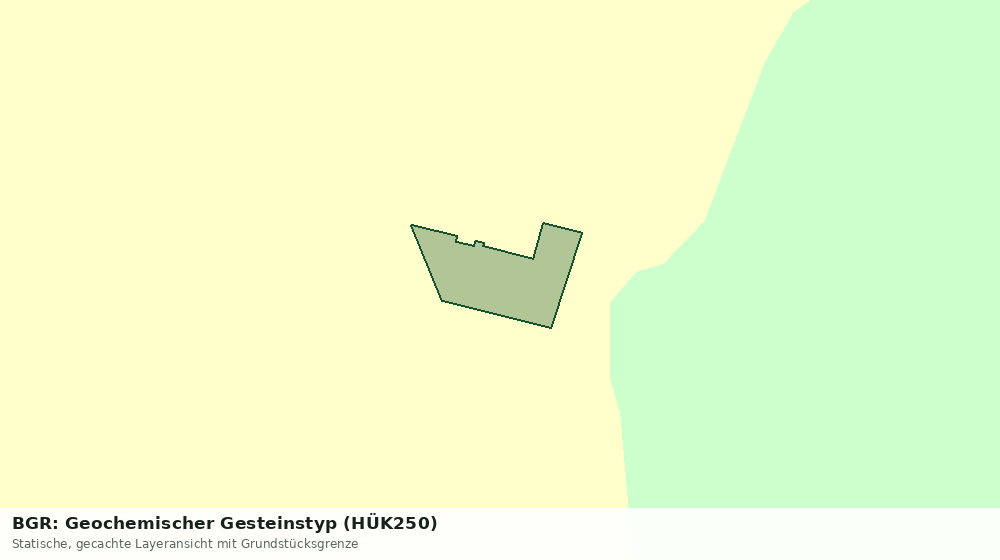 Statische Kartenansicht: BGR: Geochemischer Gesteinstyp (HÜK250)