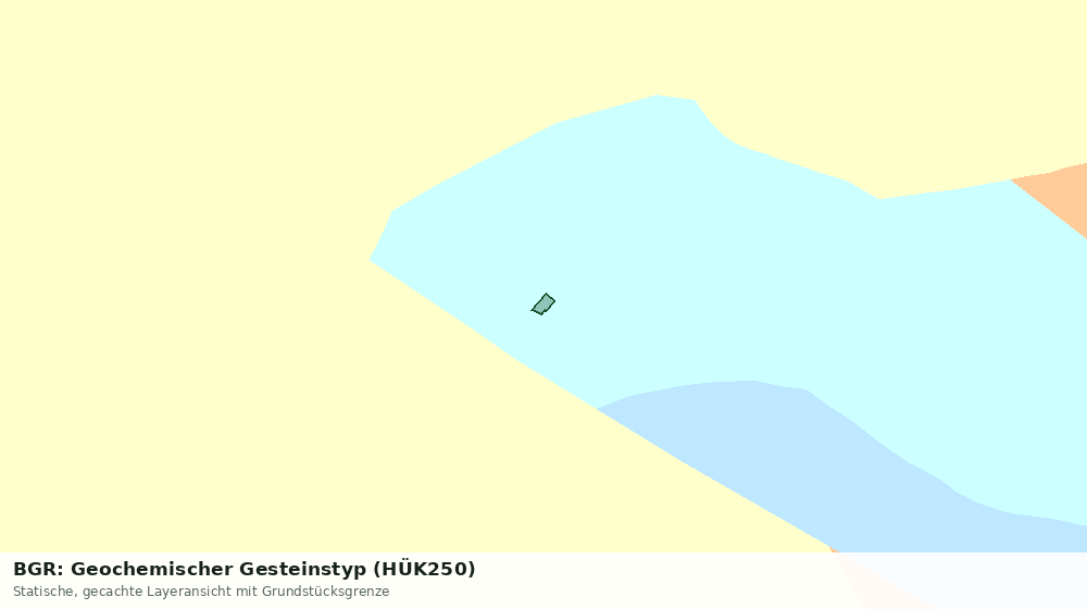 Statische Kartenansicht: BGR: Geochemischer Gesteinstyp (HÜK250)