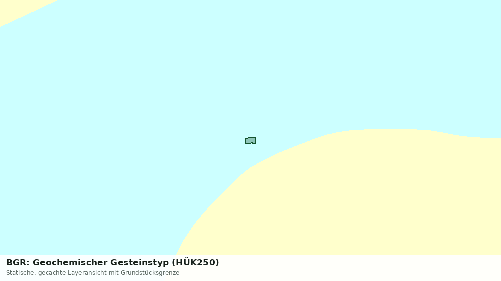 Statische Kartenansicht: BGR: Geochemischer Gesteinstyp (HÜK250)