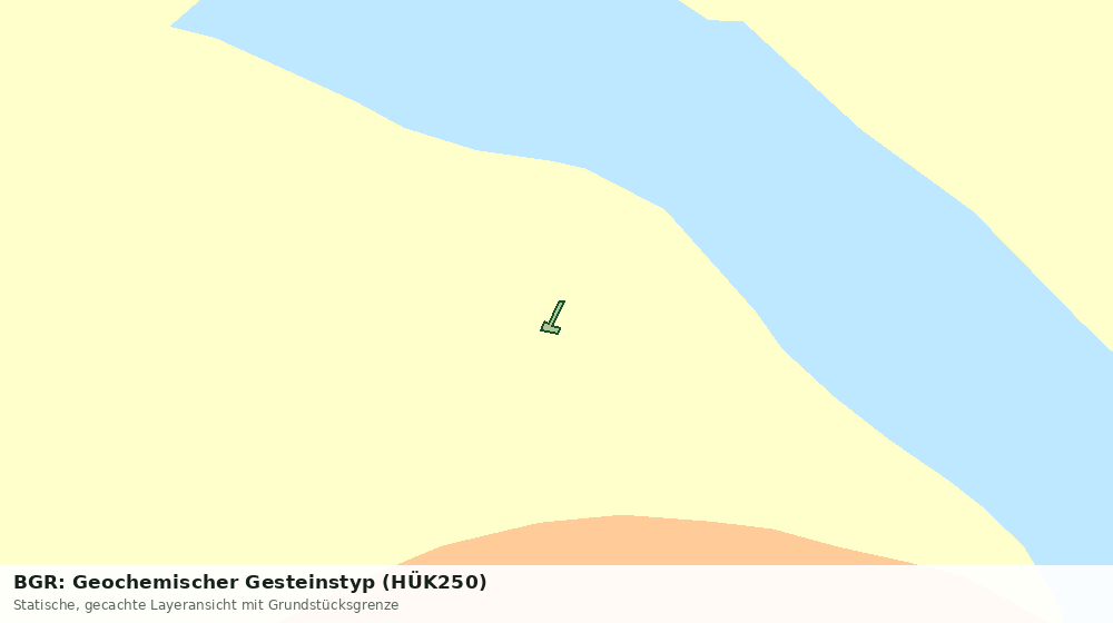 Statische Kartenansicht: BGR: Geochemischer Gesteinstyp (HÜK250)