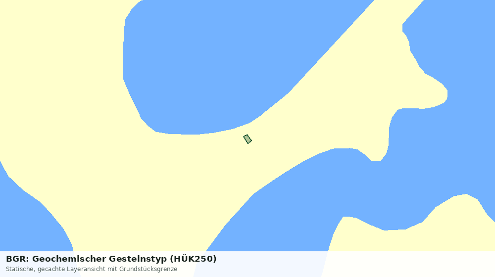 Statische Kartenansicht: BGR: Geochemischer Gesteinstyp (HÜK250)