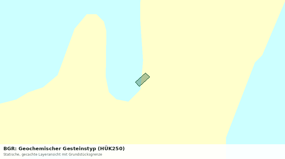 Statische Kartenansicht: BGR: Geochemischer Gesteinstyp (HÜK250)