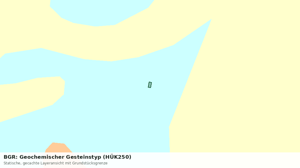 Statische Kartenansicht: BGR: Geochemischer Gesteinstyp (HÜK250)
