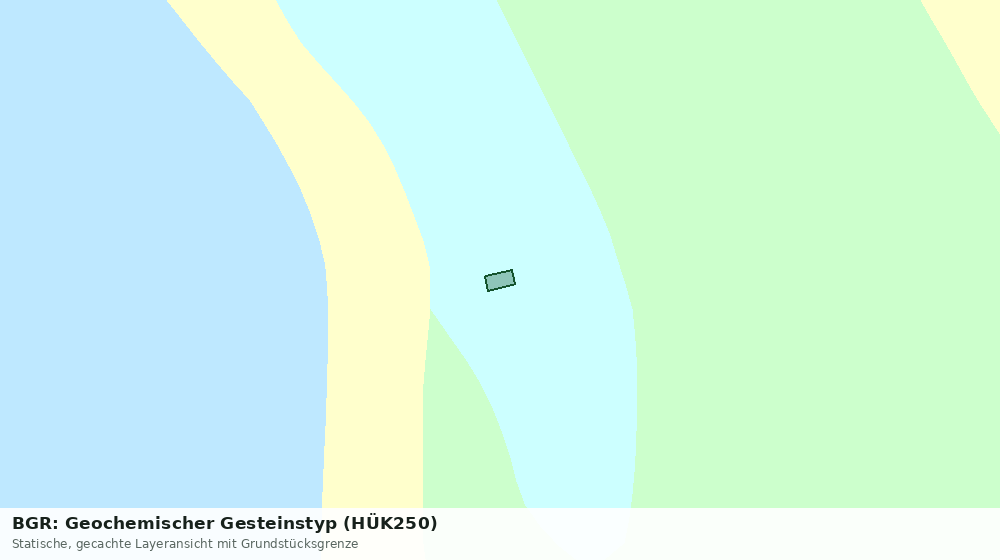 Statische Kartenansicht: BGR: Geochemischer Gesteinstyp (HÜK250)