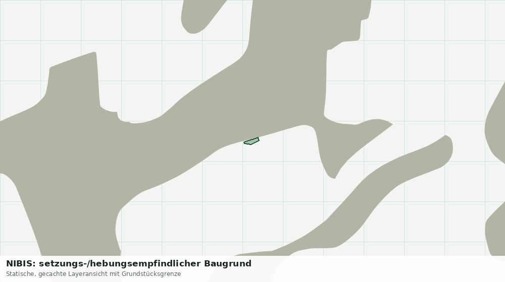 Statische Kartenansicht: NIBIS: setzungs-/hebungsempfindlicher Baugrund
