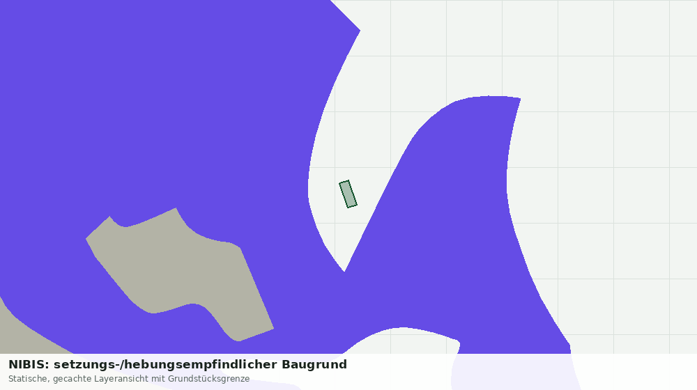 Statische Kartenansicht: NIBIS: setzungs-/hebungsempfindlicher Baugrund