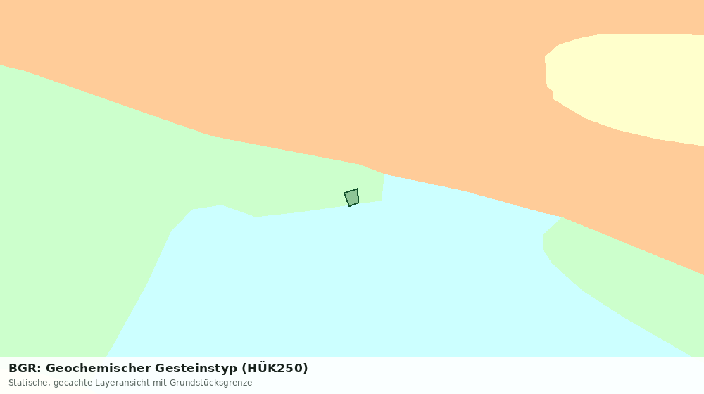 Statische Kartenansicht: BGR: Geochemischer Gesteinstyp (HÜK250)