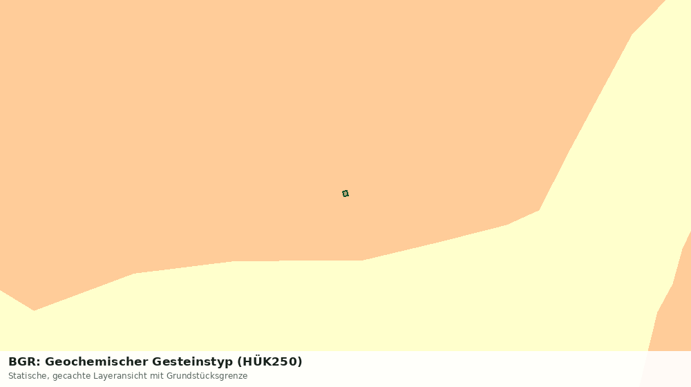 Statische Kartenansicht: BGR: Geochemischer Gesteinstyp (HÜK250)