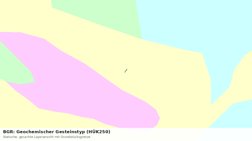 Statische Kartenansicht: BGR: Geochemischer Gesteinstyp (HÜK250)