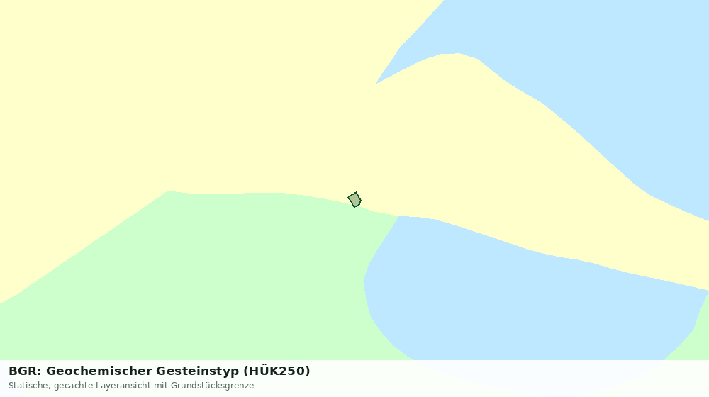 Statische Kartenansicht: BGR: Geochemischer Gesteinstyp (HÜK250)