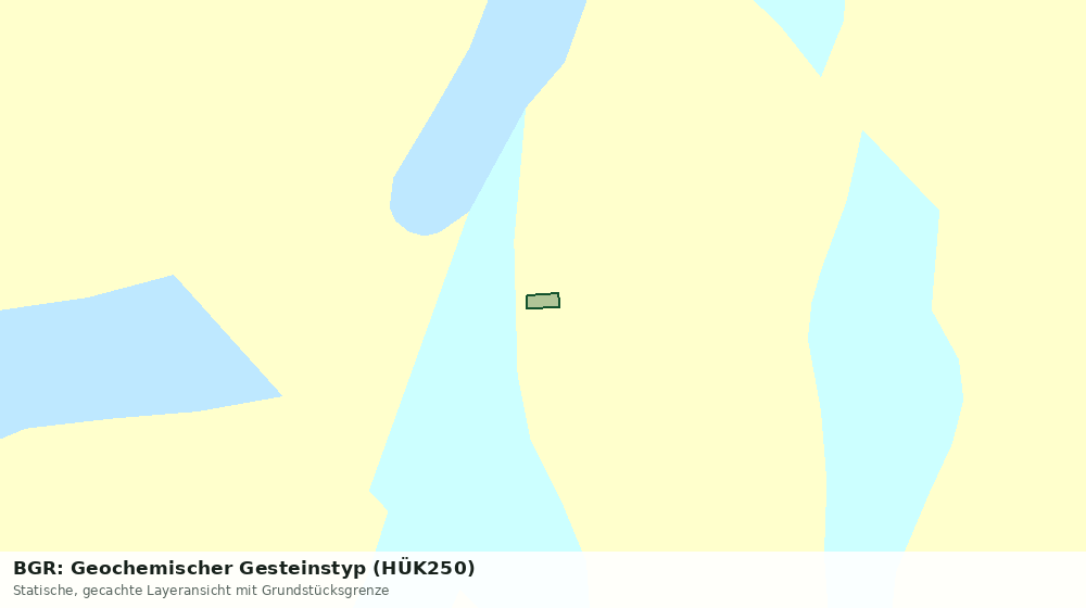 Statische Kartenansicht: BGR: Geochemischer Gesteinstyp (HÜK250)