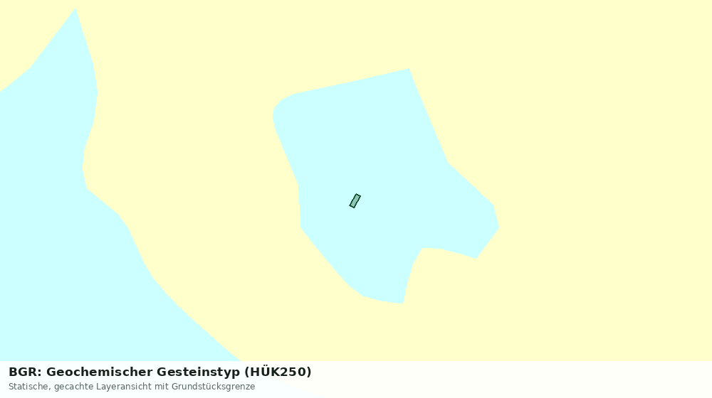 Statische Kartenansicht: BGR: Geochemischer Gesteinstyp (HÜK250)