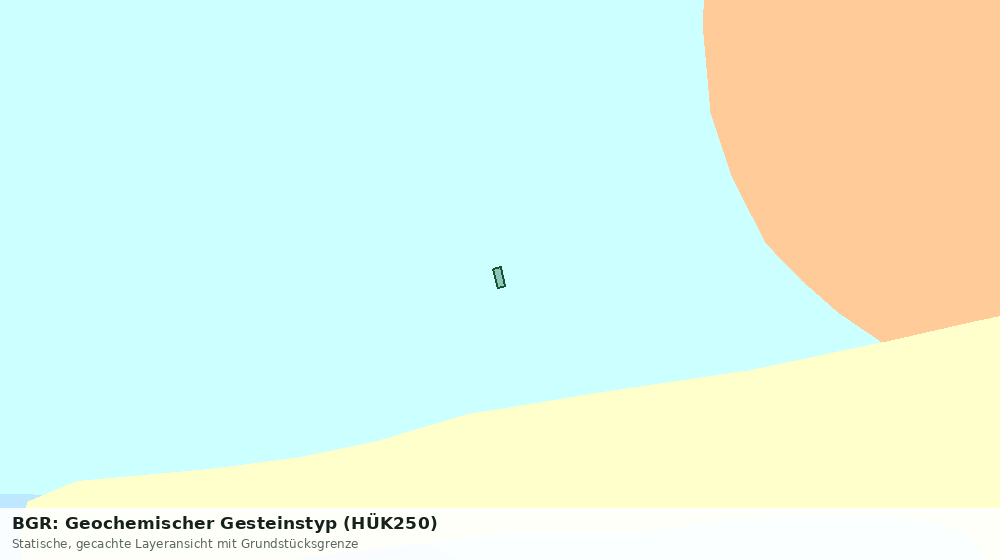 Statische Kartenansicht: BGR: Geochemischer Gesteinstyp (HÜK250)