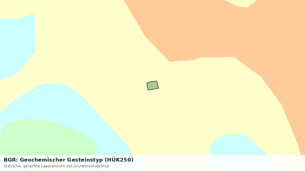 Statische Kartenansicht: BGR: Geochemischer Gesteinstyp (HÜK250)