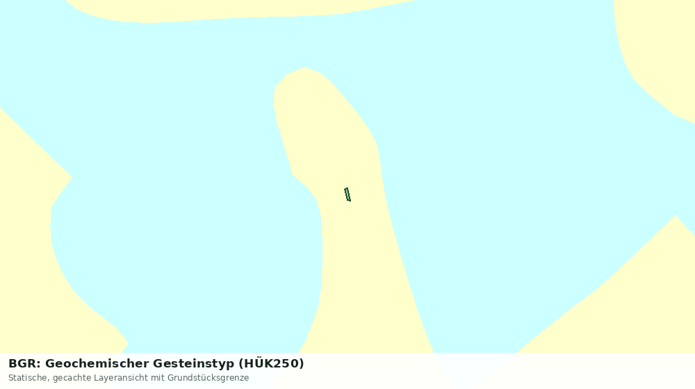 Statische Kartenansicht: BGR: Geochemischer Gesteinstyp (HÜK250)