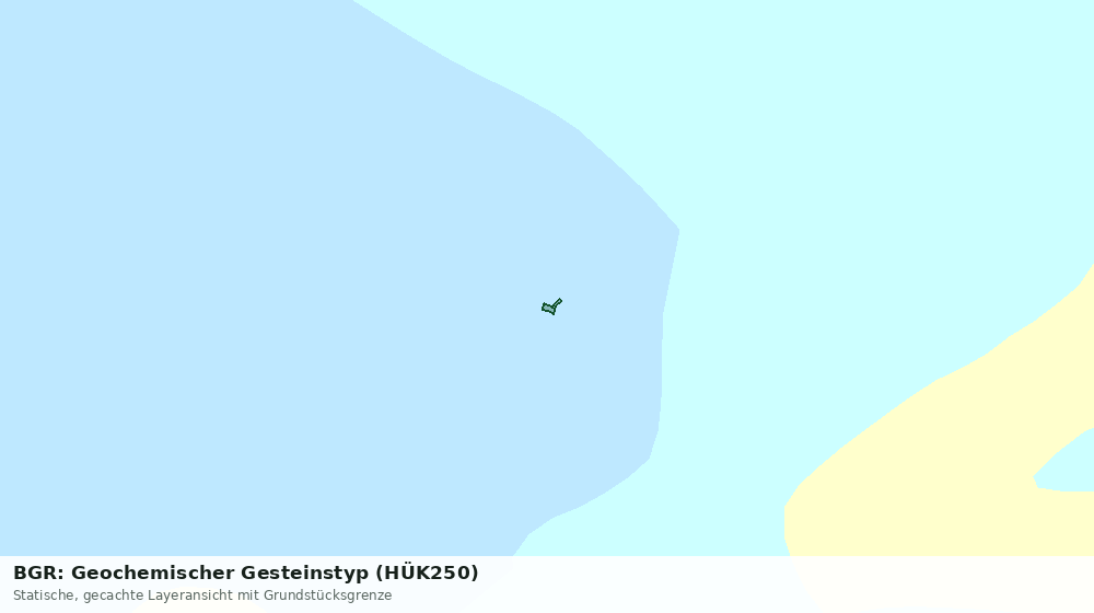 Statische Kartenansicht: BGR: Geochemischer Gesteinstyp (HÜK250)