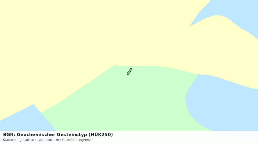 Statische Kartenansicht: BGR: Geochemischer Gesteinstyp (HÜK250)