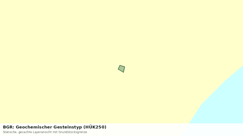 Statische Kartenansicht: BGR: Geochemischer Gesteinstyp (HÜK250)