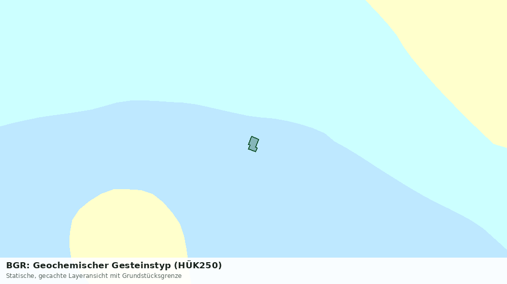 Statische Kartenansicht: BGR: Geochemischer Gesteinstyp (HÜK250)