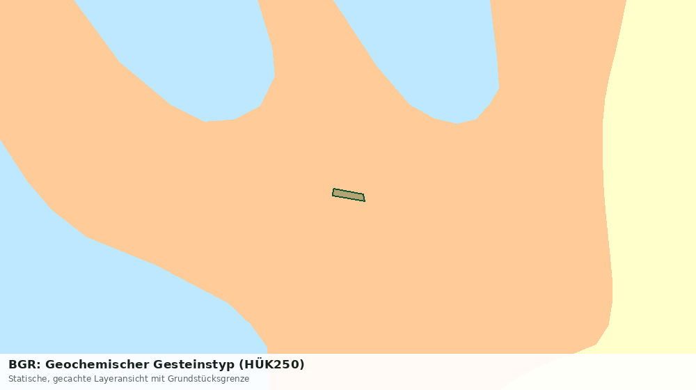 Statische Kartenansicht: BGR: Geochemischer Gesteinstyp (HÜK250)