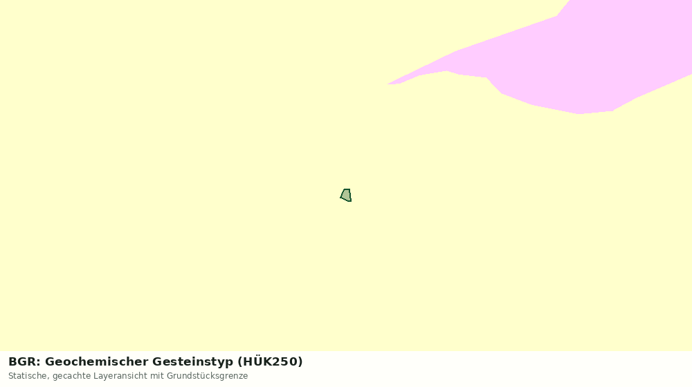 Statische Kartenansicht: BGR: Geochemischer Gesteinstyp (HÜK250)