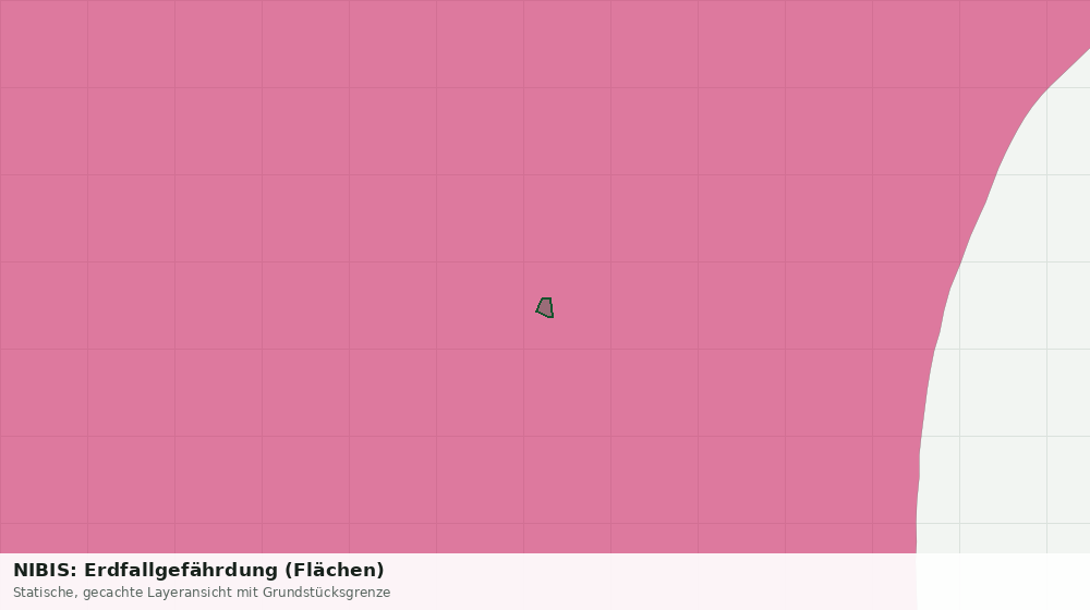 Statische Kartenansicht: NIBIS: Erdfallgefährdung (Flächen)