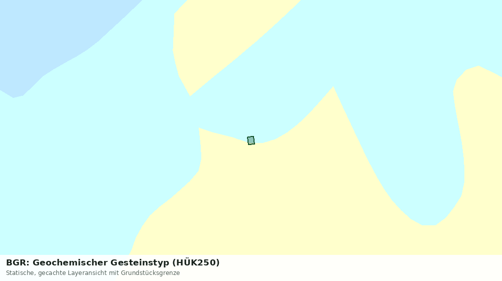 Statische Kartenansicht: BGR: Geochemischer Gesteinstyp (HÜK250)