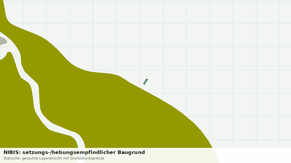 Statische Kartenansicht: NIBIS: setzungs-/hebungsempfindlicher Baugrund