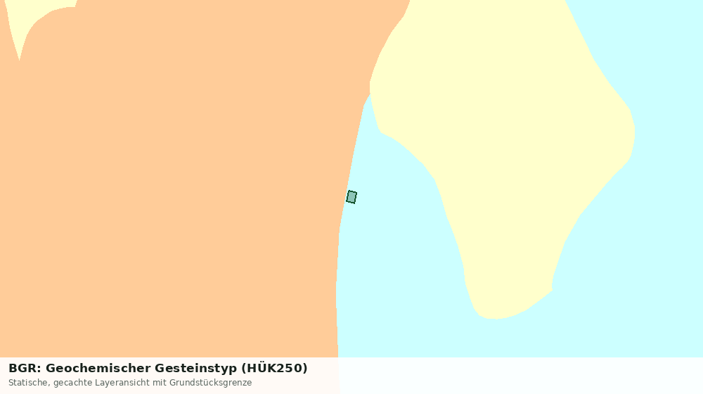 Statische Kartenansicht: BGR: Geochemischer Gesteinstyp (HÜK250)