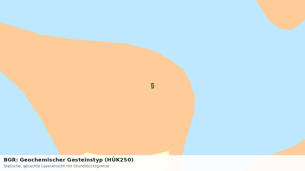 Statische Kartenansicht: BGR: Geochemischer Gesteinstyp (HÜK250)