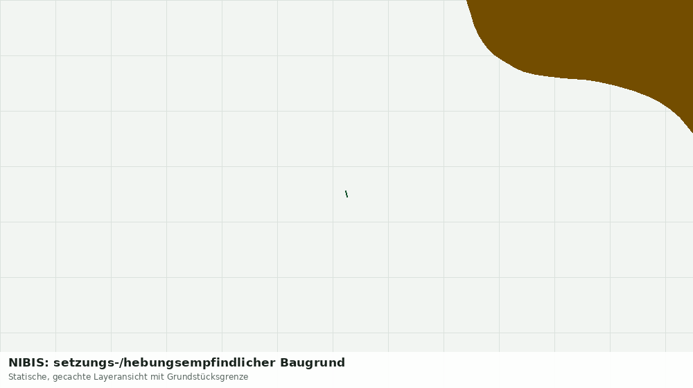 Statische Kartenansicht: NIBIS: setzungs-/hebungsempfindlicher Baugrund