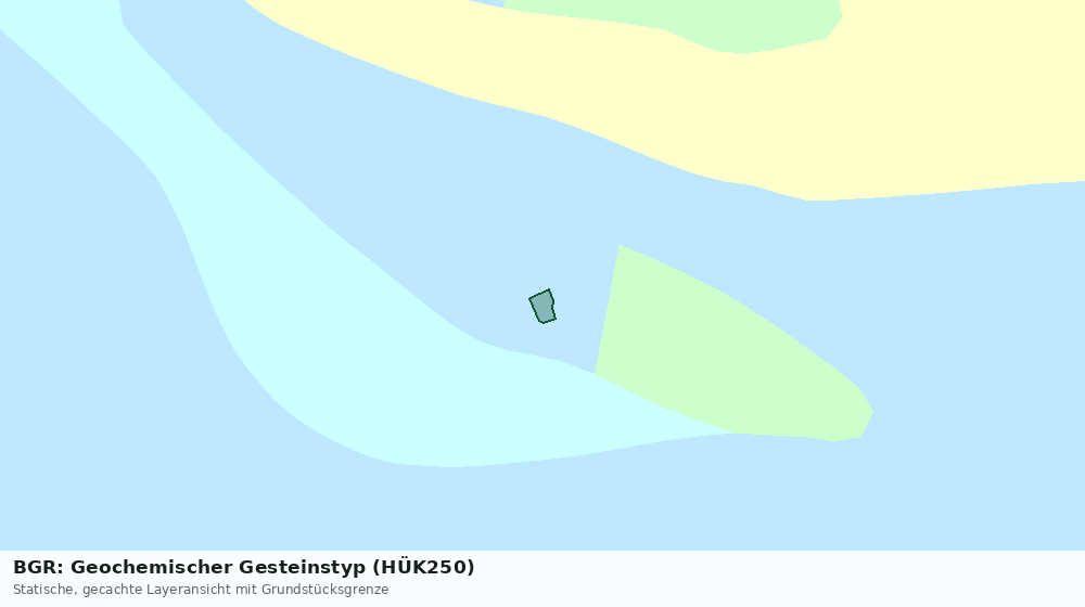 Statische Kartenansicht: BGR: Geochemischer Gesteinstyp (HÜK250)