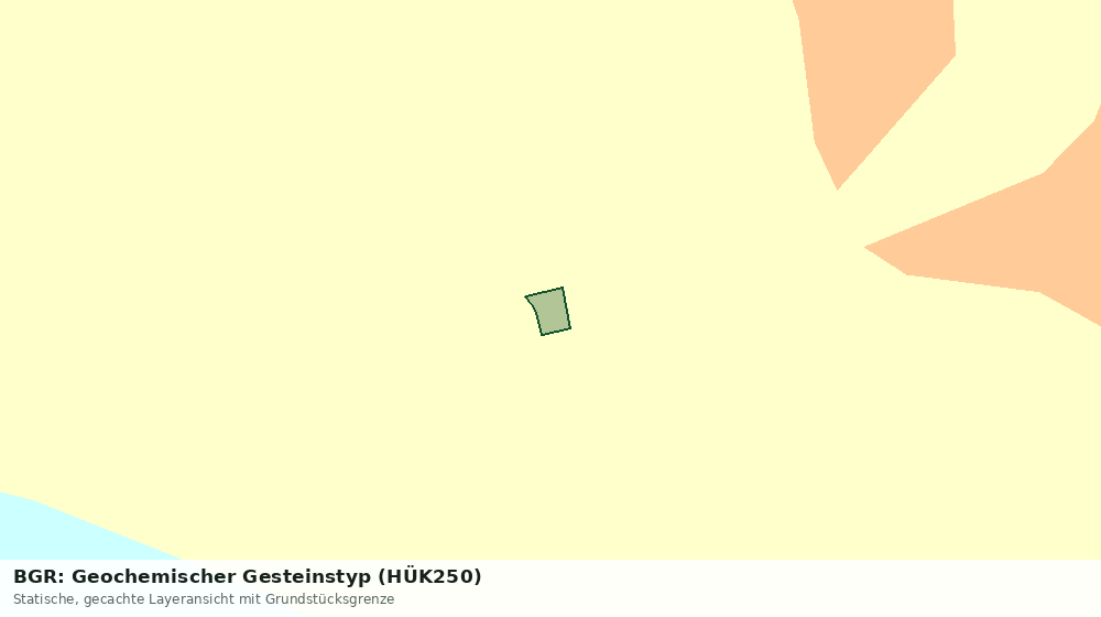 Statische Kartenansicht: BGR: Geochemischer Gesteinstyp (HÜK250)