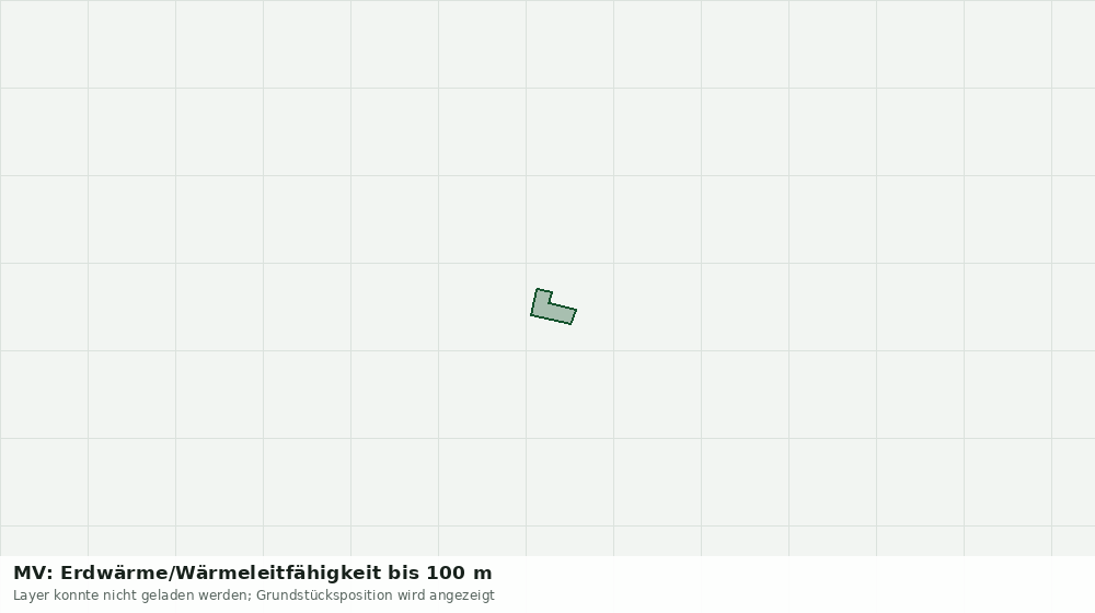 Statische Kartenansicht: MV: Erdwärme/Wärmeleitfähigkeit bis 100 m