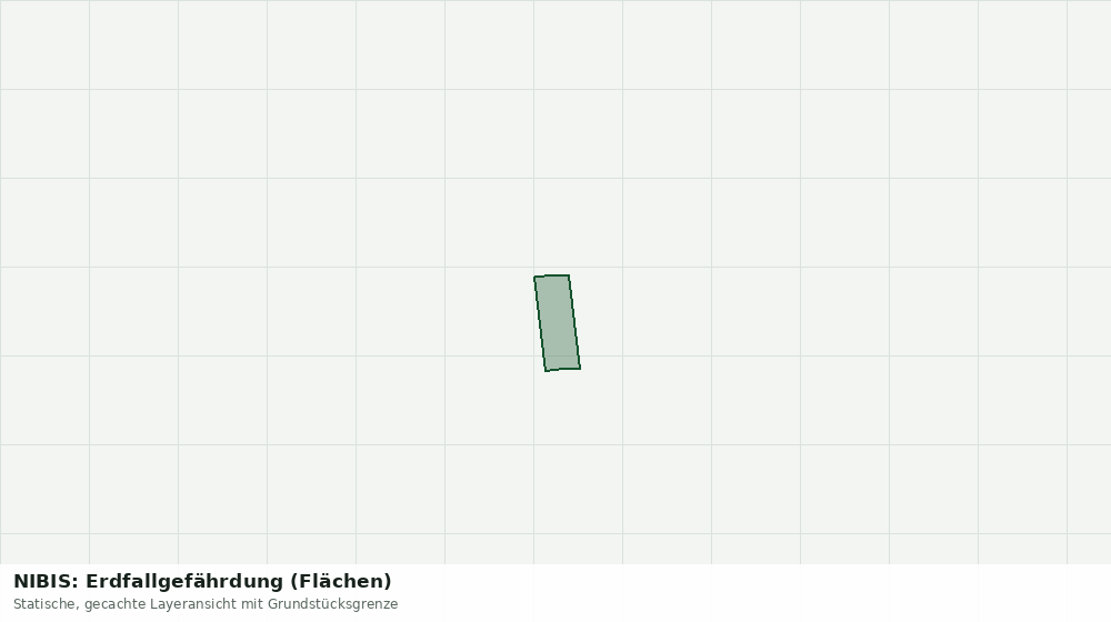 Statische Kartenansicht: NIBIS: Erdfallgefährdung (Flächen)
